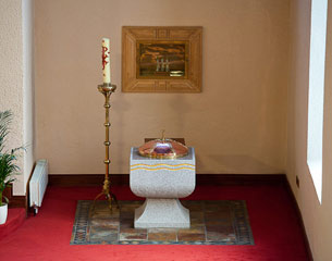 Baptismal Font In St Mary's